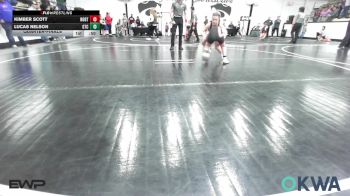 75 lbs Quarterfinal - Kimber Scott, Northeast Take Down Club vs Lucas Nelson, Grove Takedown Club