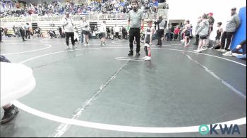 49 lbs Round Of 16 - Briggs Cole, Weatherford Youth Wrestling vs Silas Boyd, Harrah