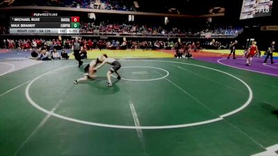 5A 126 lbs Semifinal - Michael Ruiz, Canyon Randall vs Max Brandt, Cedar Park