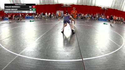 126 lbs Round 2 (8 Team) - Thales Marshall, Savannah-Maysville B vs Caden Wevley, WCAABE Knights