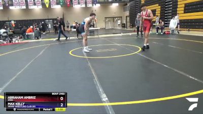 175 lbs Cons. Round 2 - Abraham Ambriz, Iowa vs Max Kelly, Viking Wrestling Club (IA)