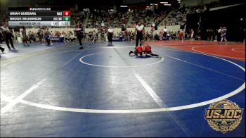 58 lbs Round Of 16 - Uriah Guebara, Maize WC vs Broox Wilkerson, Carl Albert
