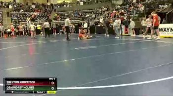 125 lbs Cons. Round 3 - Treyton Kropatsch, CWO vs Deaundrey Holmes, Sutherland Youth Wrestling