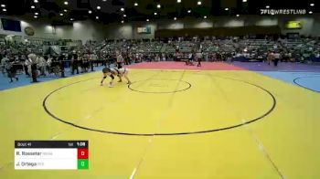 125 lbs Round Of 16 - Regan Rosseter, Nebraska Wrestling Academy vs Jasimen Ortega, Redwood