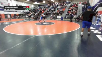 285 lbs Quarterfinal - Nathan Solano, Alta Loma vs Angel Rodriguez, Centennial (Corona)