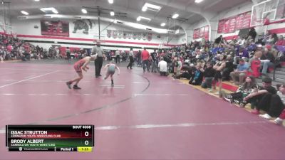 75 lbs Round 3 - Brody Albert, Carrollton Youth Wrestling vs Issac Strutton, Lexington Youth Wrestling Club