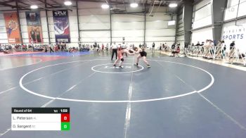 220 lbs Round Of 64 - Lance Peterson, AL vs Owen Sargent, SC