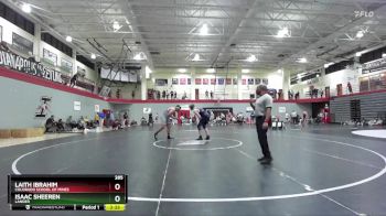 285 lbs Cons. Round 4 - Isaac Sheeren, Lander vs Laith Ibrahim, Colorado School Of Mines