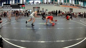 155 lbs Round 4 (6 Team) - Boone Brown, Misfits United vs Zack Reyes, Team Barracuda