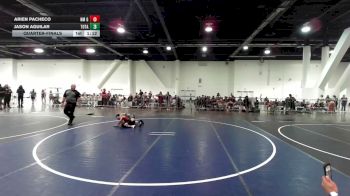 78 lbs Quarterfinal - Arien Pacheco, NM Gold vs Jason Aguilar, Total Chaos