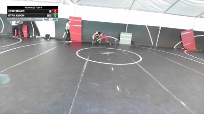 126 lbs Cons. Round 4 - Ryan Kwon, Beverly Hills High School vs Jose Suazo, El Modena