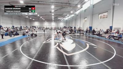 133 lbs 5th Place Match - Duncan Stadler, Johns Hopkins vs Charles Arobone, Scranton