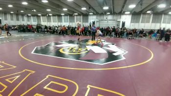 120 lbs Champ. Round 1 - Rhys Bernier, Denver North vs Sophia Willoughby, Castle View