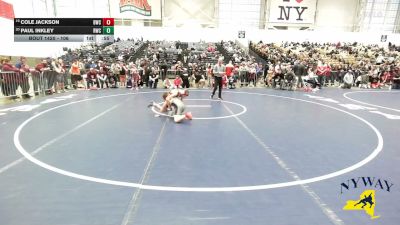 106 lbs Cons. Round 2 - Cole Jackson, Barker/Royhart Wrestling Club vs Paul Inkley, Randolph Wrestling Club