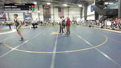 113 lbs Round Of 64 - Manley Nalls, VA vs Paxton Lawhorne, AK