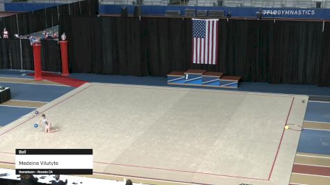 Medeine Vilutyte - Ball - 2021 Rhythmic Elite Qualifier