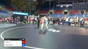 120 lbs Quarters - Jacob Morris, Alaska vs Blaze Van Gundy, Ohio