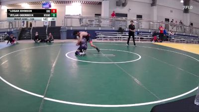106 lbs Cons. Round 5 - Rylan Oberbeck, West Texas Grapplers Wrestling Club vs Logan Johnson, Spartan Mat Club