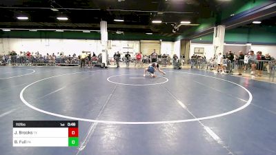 112 lbs Consi Of 8 #1 - Joshua Brooks, TX vs Brady Full, PA