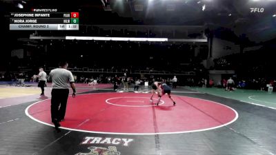 130 lbs Champ. Round 2 - Nora Jorge, Hilmar vs Josephine Infante, Pleasant Grove