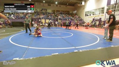 90 lbs Rr Rnd 2 - Nash Ward, Kiefer Youth Wrestling Club vs Taten Fielden, Sperry Wrestling Club