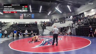 157 lbs Cons. Semi - Mercer Ashley, Oklahoma City vs Keith Smith, Southeast Community College