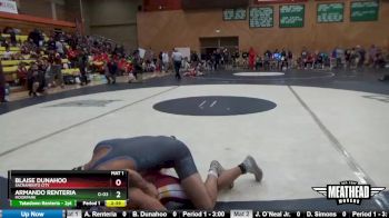 165 lbs Champ. Round 1 - Armando Renteria, Moorpark vs Blaise Dunahoo, Sacramento City