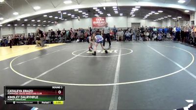 74-78 lbs Round 2 - Kinsley Dalrymple, Forest Wrestling vs Cataleya Erazo, Powhatan Youth Wrestling Club