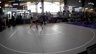 125 lbs Round 1 - Envy Lopez, ReZults Wrestling vs Mikaela Martinez, Paradigm Wrestling
