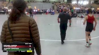 90 lbs Cons. Semi - Michael Carden, Big Red Wrestling Club vs Hudson Comstock, TNWA