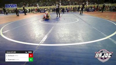 84 lbs Consi Of 8 #2 - Joshua Schaub, Wrestling Prep vs Jed Spencer, SlyFox Wrestling Academy