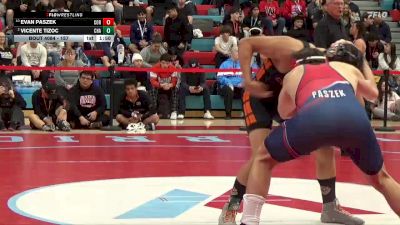 157 lbs Quarterfinal - Evan Paszek, Coronado vs Vicente Tizoc, Chaparral