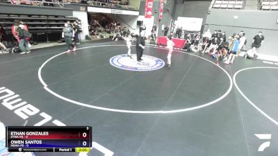 83 lbs Round 4 (10 Team) - Ethan Gonzales, KTWA-FR vs Owen Santos, MDWA-FR