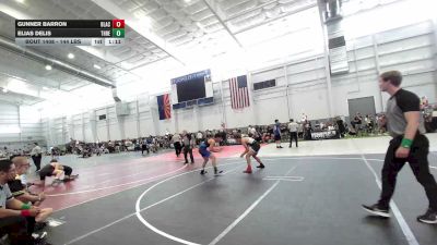 144 lbs Quarterfinal - Gunner Barron, BlackCat WC vs Elias Delis, Threshold WC
