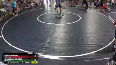 174 lbs Quarterfinal - Travis Alfaro, Legacy Wc vs Sebastian Ramirez, De La Salle