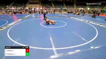 126 lbs Consi Of 4 - John Lowery, Grove vs Skyler Lee Hickman, Unattached