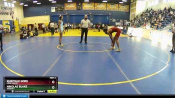 132 White Semifinal - Nikolas Blake, Hagerty vs Quinyale Gore, Lake Gibson