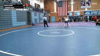 126 lbs Cons. Semi - Calin Olson, Riverton vs Easton Pace, Layton
