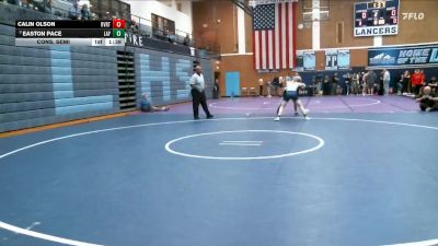 126 lbs Cons. Semi - Calin Olson, Riverton vs Easton Pace, Layton