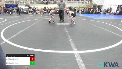 55 lbs Round Of 16 - Jett Houlden, Haysville Wrestling Club vs Kaycen Schiltz, Ponca City Wildcat Wrestling