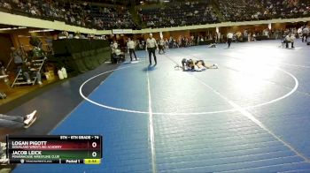 74 lbs Cons. Round 5 - Jacob Leick, Powerhouse Wrestling Club vs Logan Pigott, Siouxland Wrestling Academy