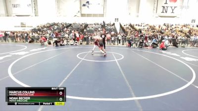 124 lbs Cons. Round 2 - Noah Becker, Mexico Wrestling vs Marcus Collins, Malone Wrestling Club