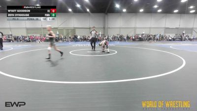 58 lbs Rr Rnd 1 - Wyatt Goodson, Full Circle 9U vs Zeth Dykhouse, POWA 9U