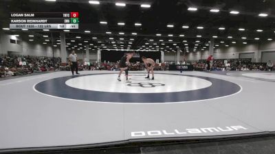 132 lbs Cons. Sub-rd Of 32 - Logan Salm, Team Nazar Training Center vs Karson Reinhardt, Sebolt Wrestling Academy