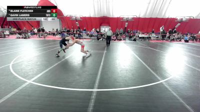 14U Boys - 96 lbs 5th Place Match - Gavin Lamers, Team Nazar Training Center vs Blaine Fletcher, Askren Wrestling Academy