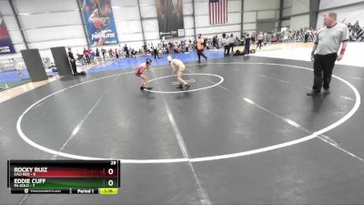 64 lbs Rd# 10- 4:00pm Saturday Final Pool - Eddie Cuff, PA Gold vs Rocky Ruiz, Cali Red