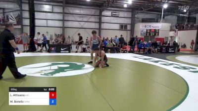 65 kg Consi Of 32 #1 - Logan Attisano, Air Force Regional Training Center vs Mark Botello, Spartan Combat RTC/ TMWC