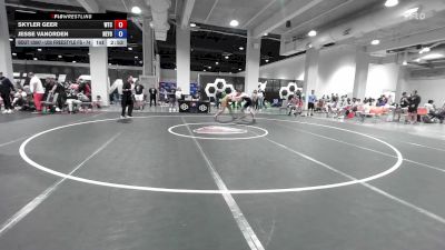 U20 Freestyle FS - 74 lbs Cons. Round 2 - Skyler Geer, Wichita Training Center vs Jesse Vanorden, New York