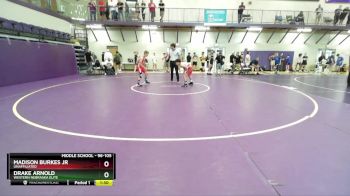 96-105 lbs Round 4 - Madison Burkes Jr, Unaffiliated vs Drake Arnold, Western Nebraska Elite