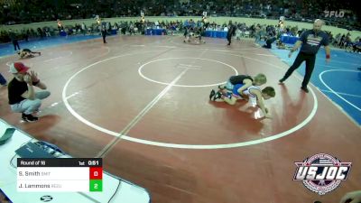 61 lbs Round Of 16 - Scout Smith, Smith Wrestling Academy vs Jansen Lammons, ReZults Wrestling